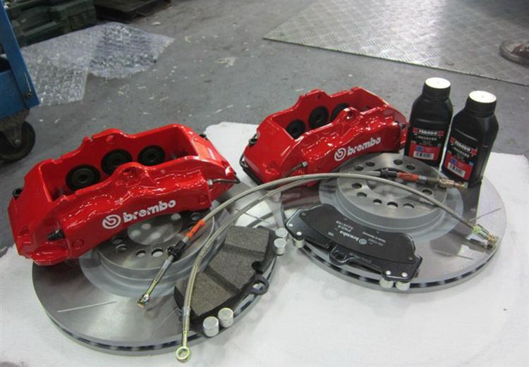 BREMBO款剎車套件實拍圖